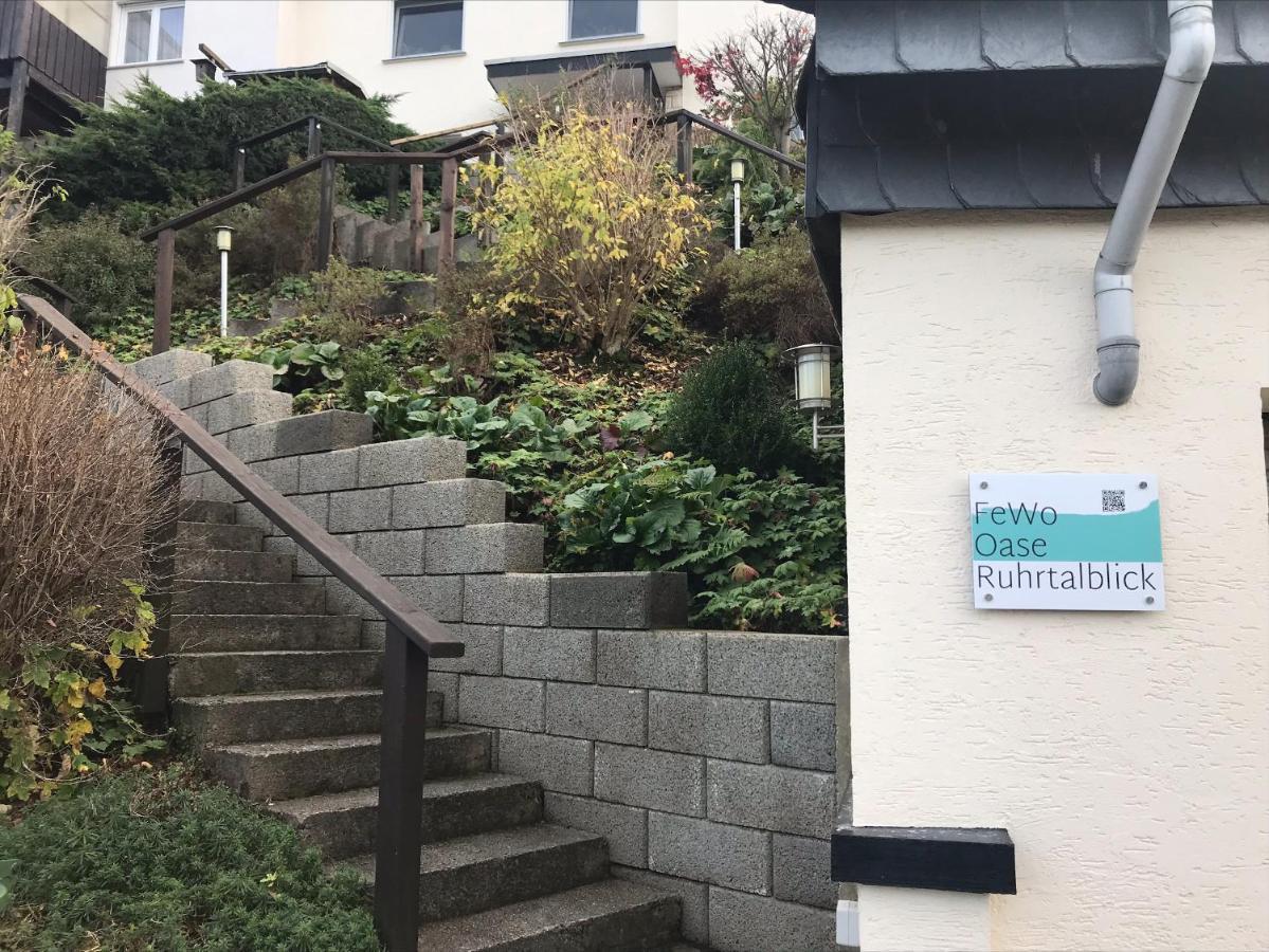 Fewo Oase Ruhrtalblick Bestwig Exterior foto